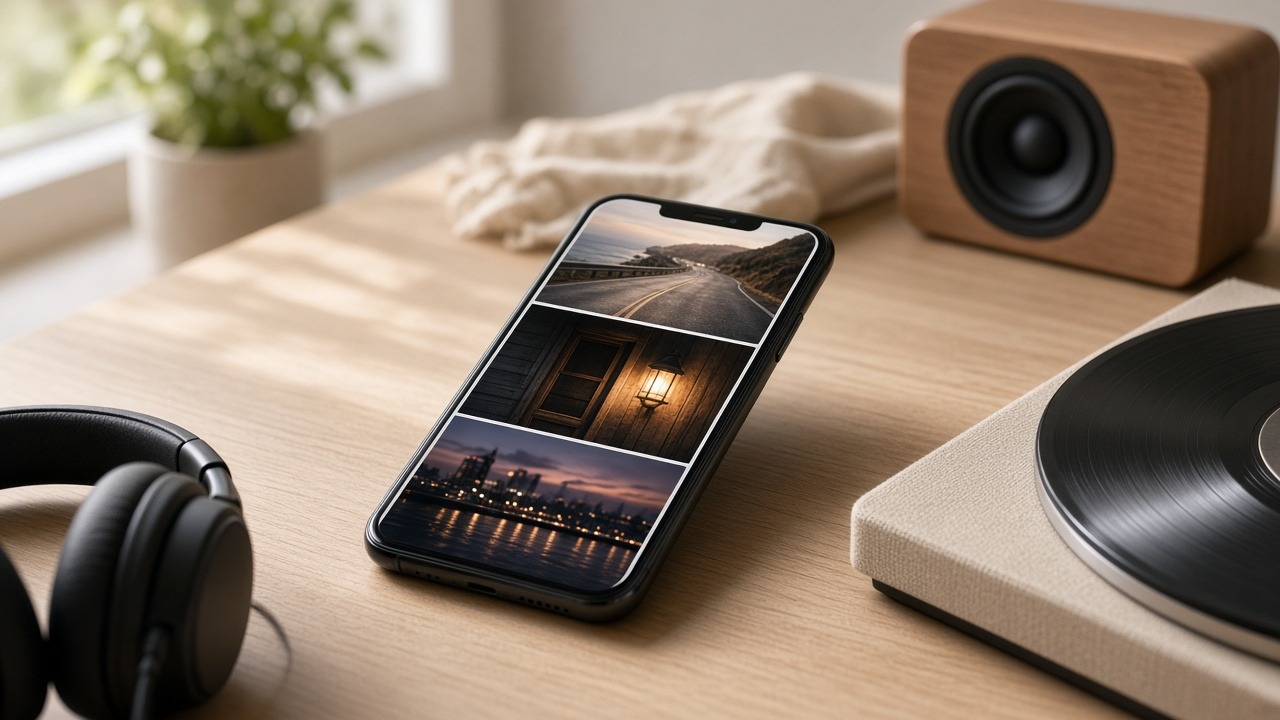 Faceless TikTok music promotion with photo slideshows — AmpClip