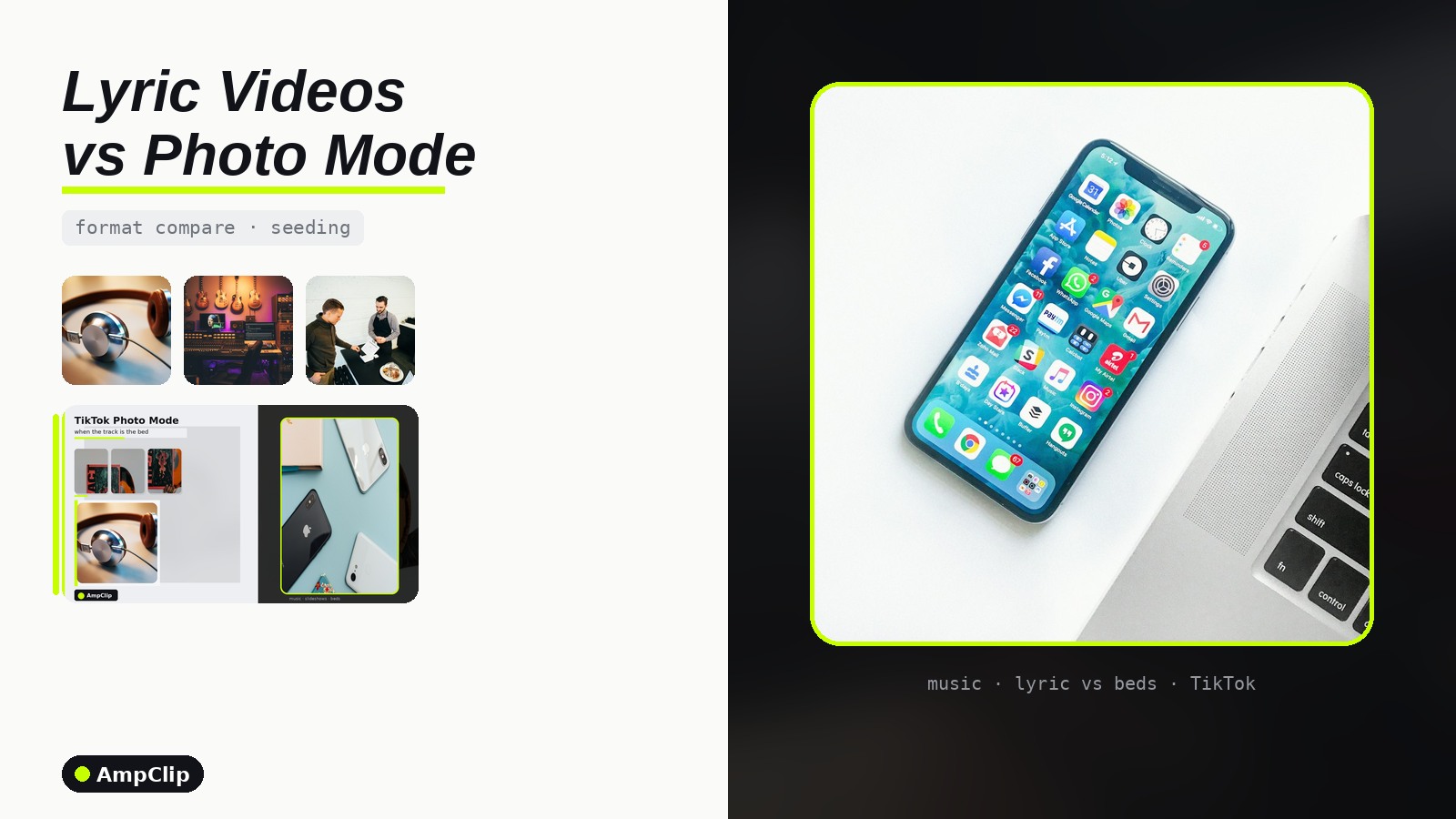 Lyric Video vs Photo Mode Slideshows for TikTok Music