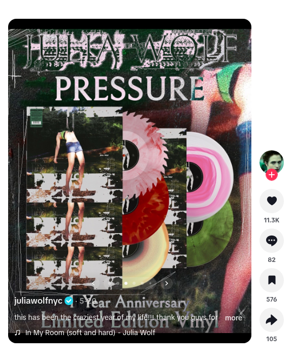 Vinyl announcement, slide 3 of 15 product graphic
