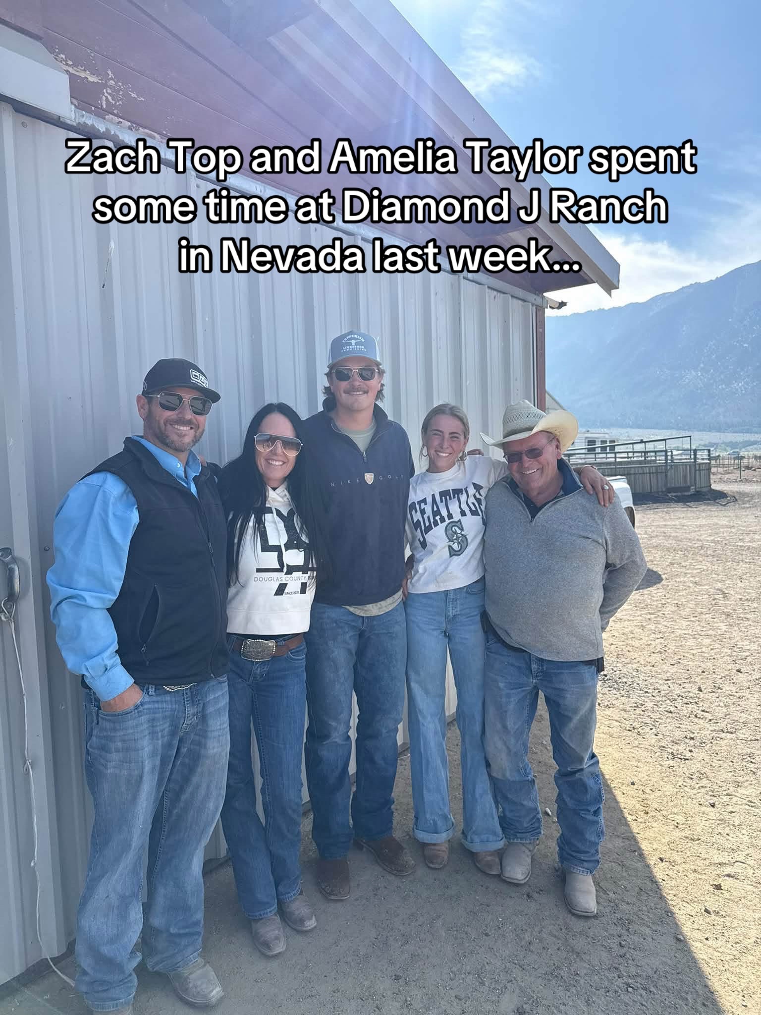 Slide 1 of 3: Diamond J Ranch caption · @zachtopsjeans · Photo Mode · Good Girls &amp; Cowgirls · ~11.2K plays (Apify 2026-10-07) · https://www.tiktok.com/@zachtopsjeans/photo/7688085037937380639